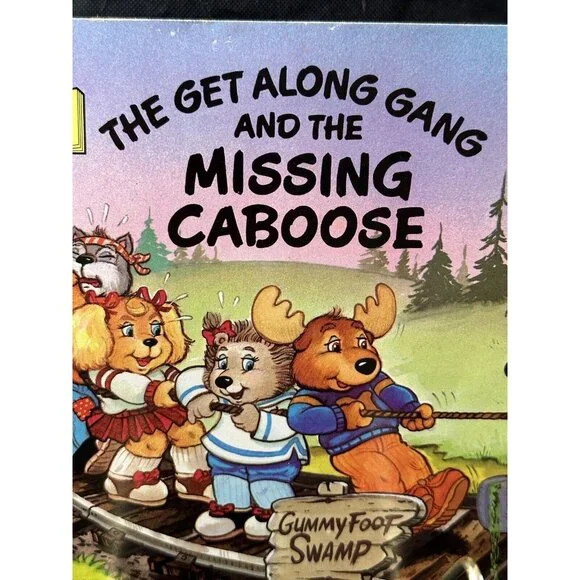 Vintage 1984 THE GET ALONG GANG AND THE MISSING CABOOSE Read Along BOOK ONLY - Picture 3 of 9